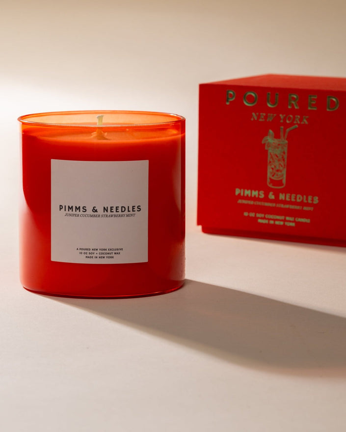 Pimms & Needles 10oz Soy Wax Candle
