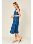 Melinda Mermaid MIDI Dress, dark denim-side