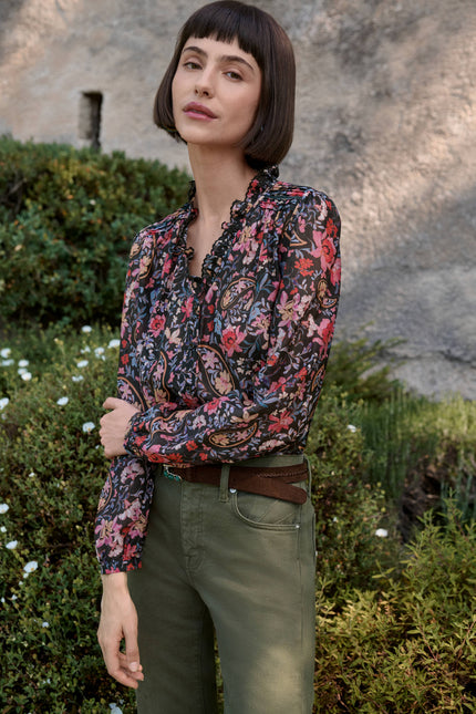 Hanneth Pintuck Blouse