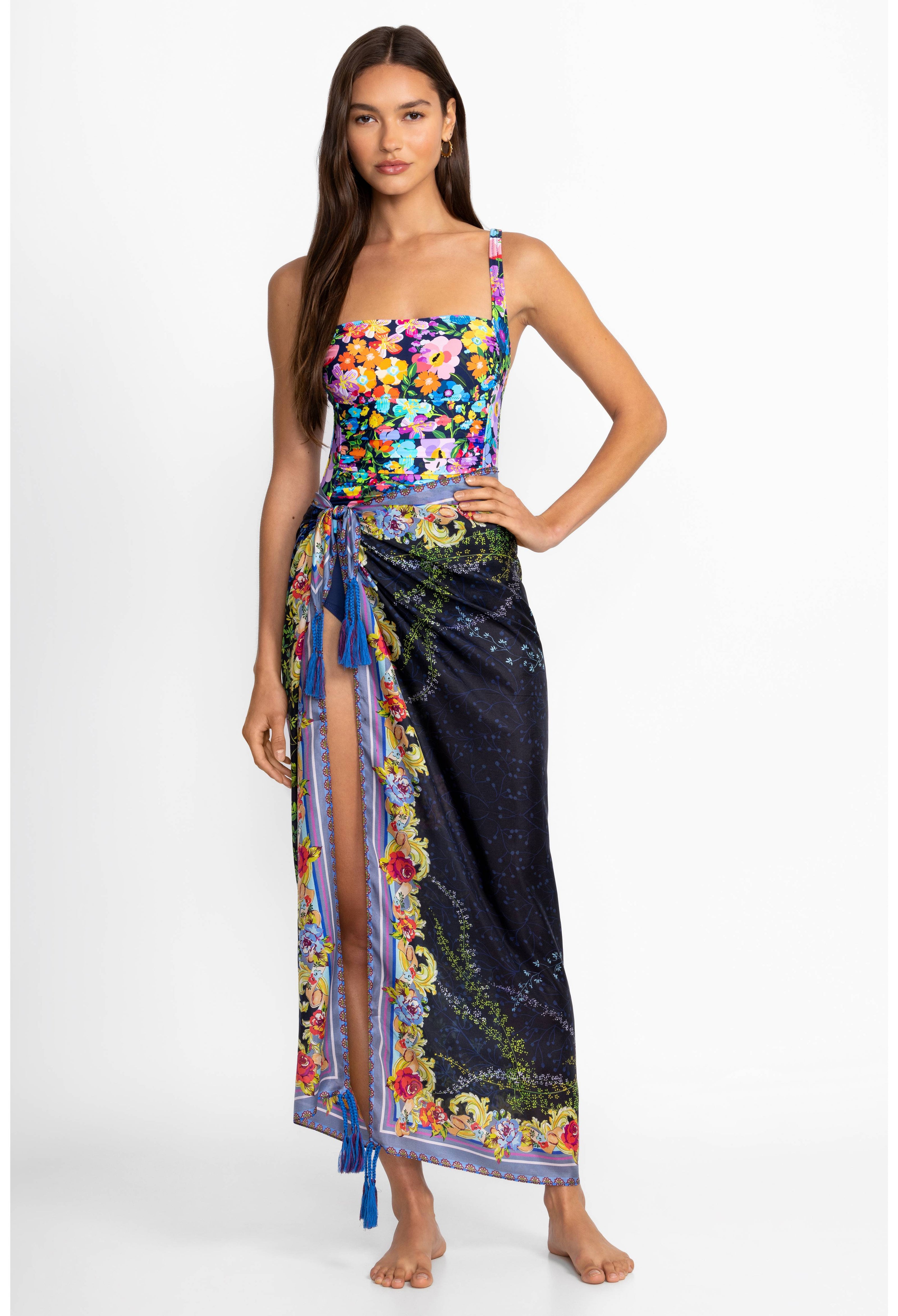 Magic Garden Silk Scarf