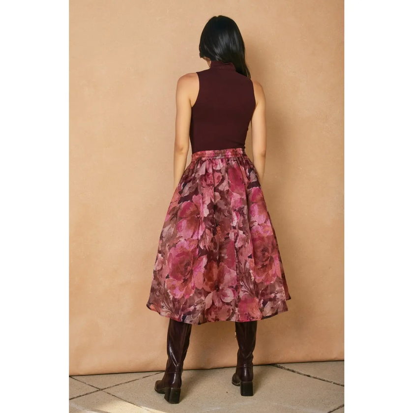  Midi/Maxi Woven Skirt back