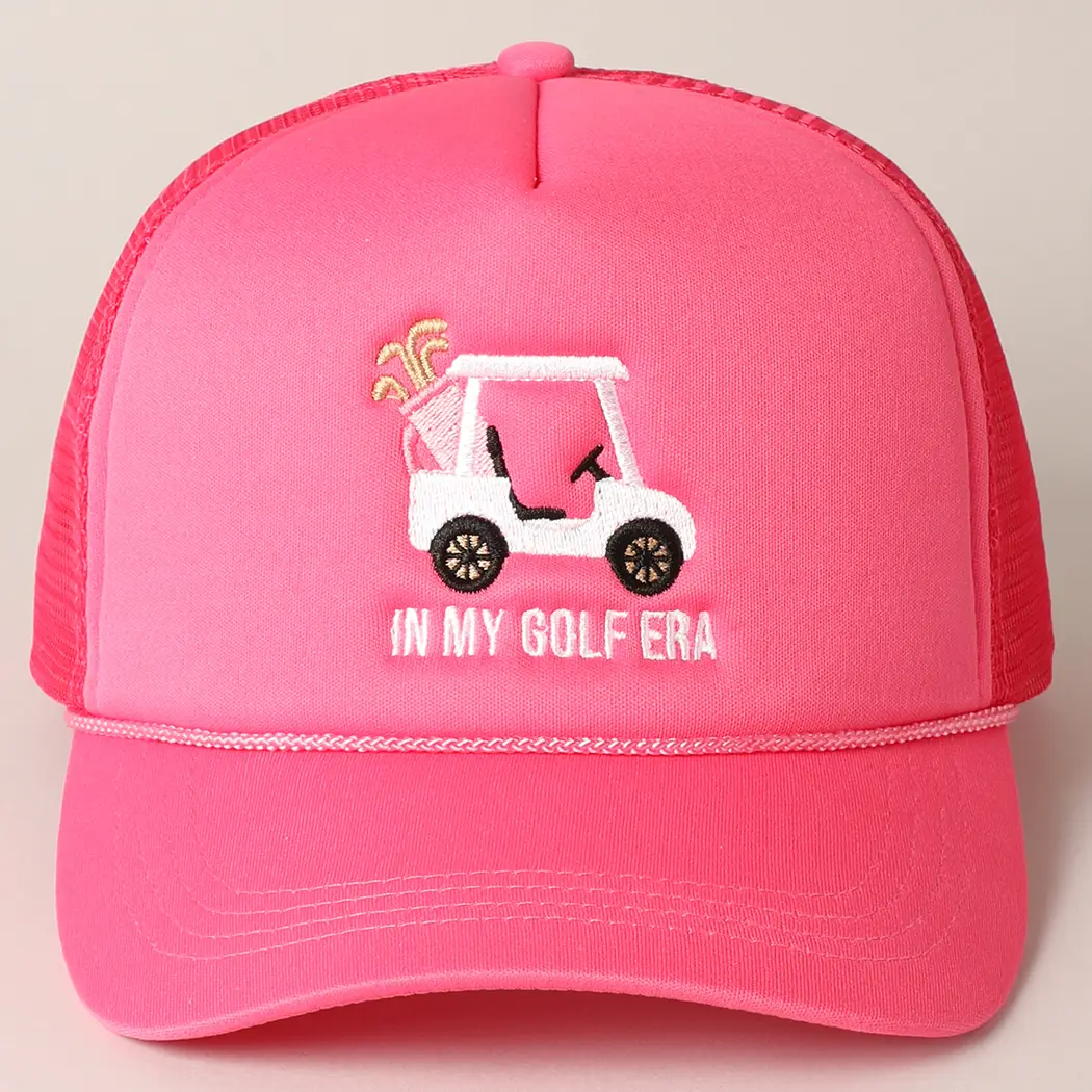 Golf Cart and In My Golf Era Fuchsia