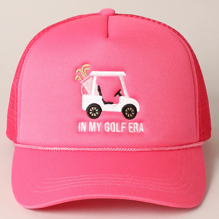 Golf Cart and In My Golf Era Fuchsia
