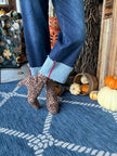Mid Rise Crop Wide Cuffed Jean