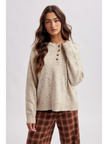 Heather Henley Pullover Sweater