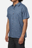 LOUNGE SHIRT washed blue  side