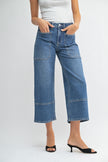 HIGH RISE CROPPED WIDE LEG