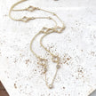 Quatrefoil Clover Long Layering Necklace