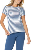 Short Sleeve Crew Neck Classic Knit Tee