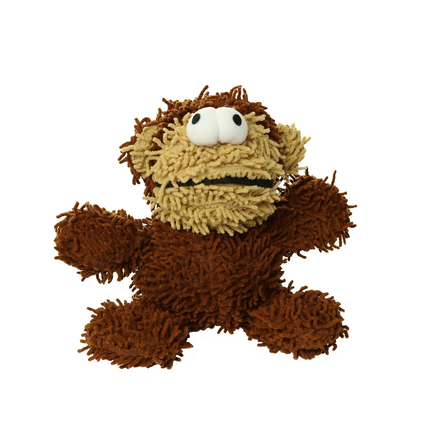 Mighty Microfiber Ball Med Monkey, Durable, Squeaky Dog Toy