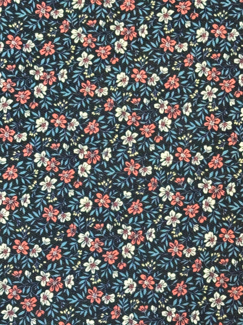 Higgins SS Americana Floral Polo close