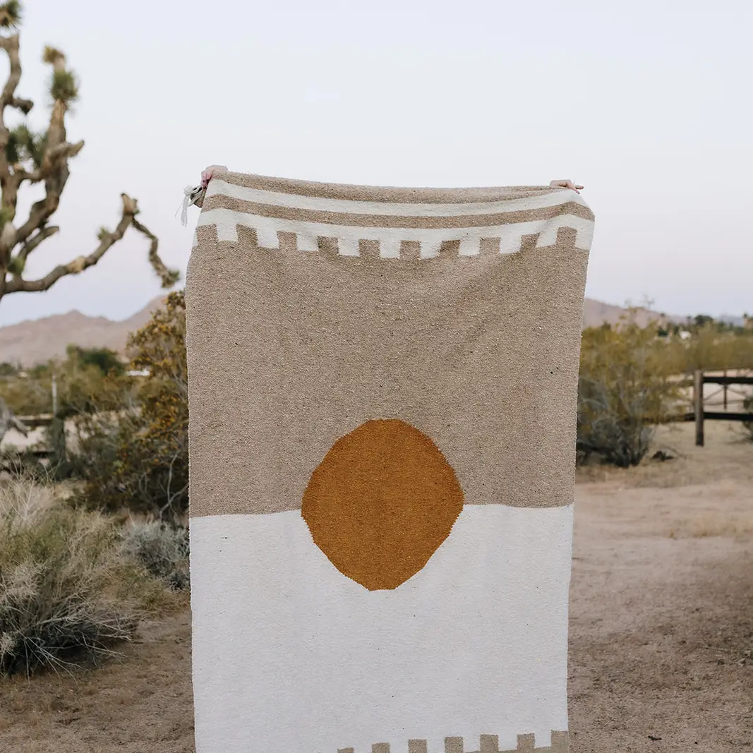 Oro Sol Handwoven Blanket