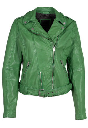 WILD RF Womens Leather Jacket front