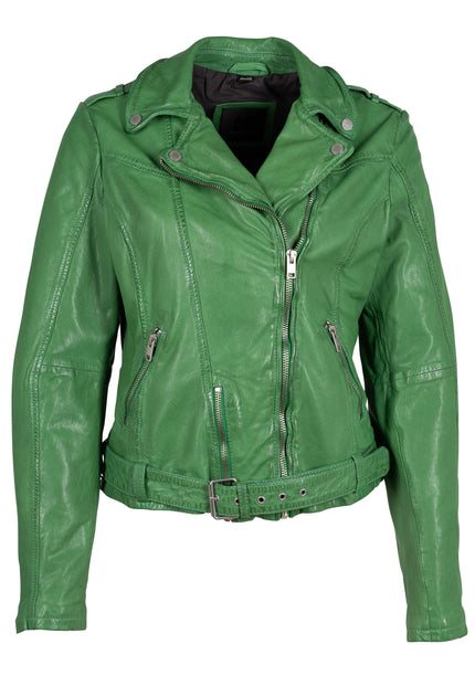 WILD RF Womens Leather Jacket front