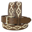 Western Leather Bet brown cream