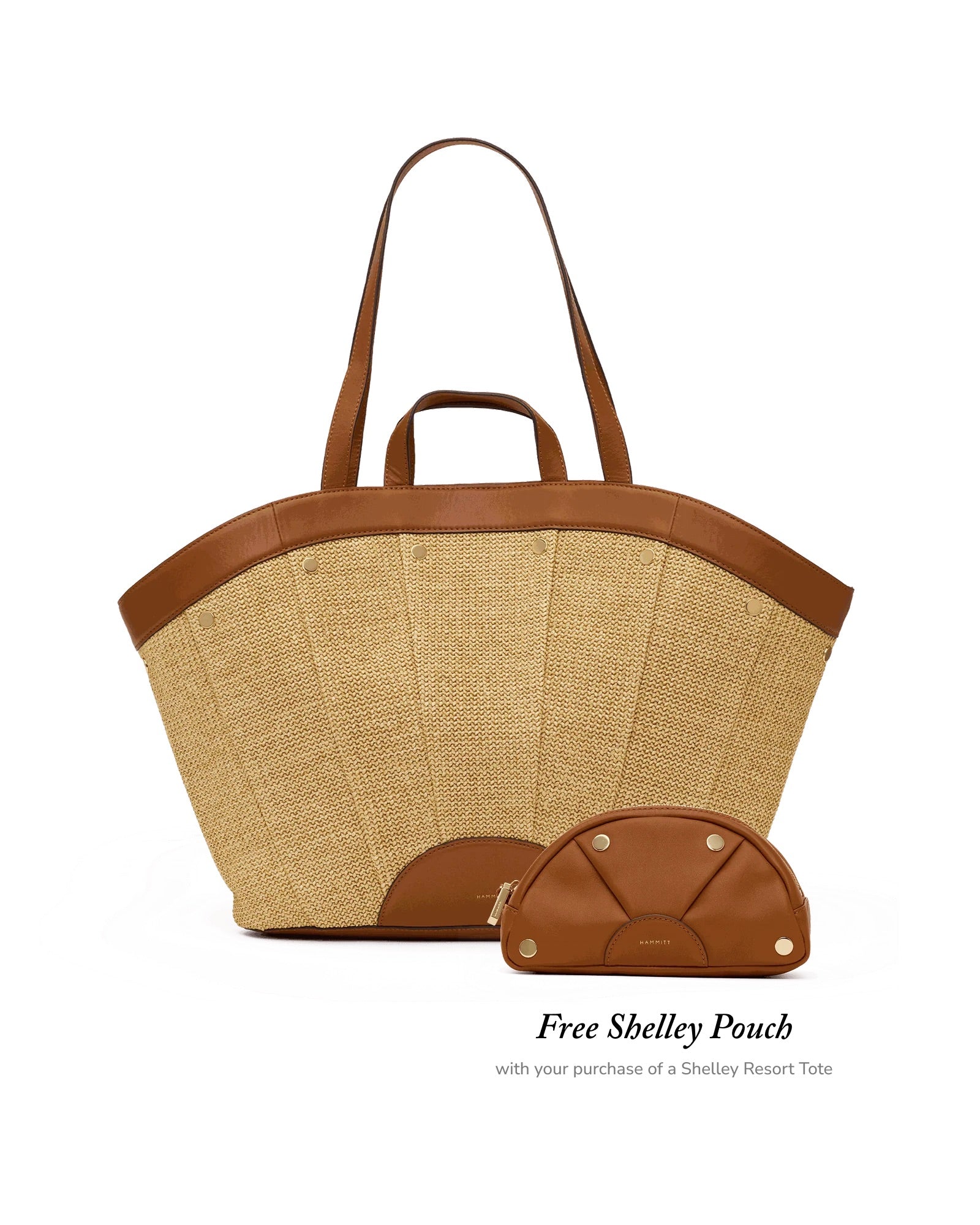 Resort Tote, raffia-front
