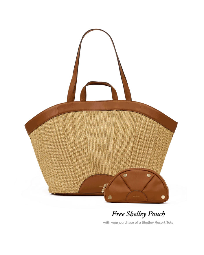 Resort Tote, raffia-front