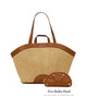 Resort Tote, raffia-front