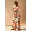  Countryside Bird Strapless Tie Back Maxi Dress back