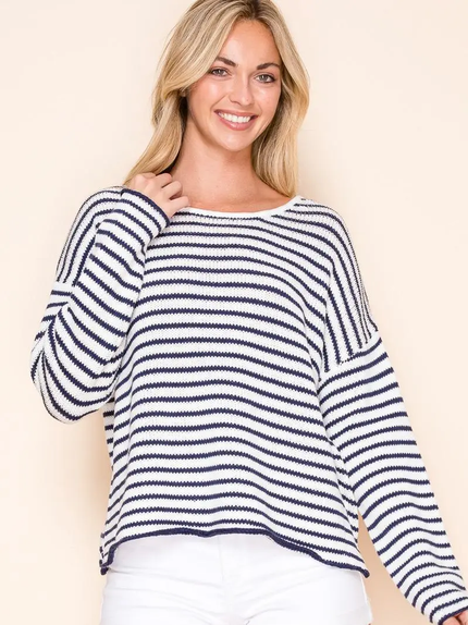Coastal Stripe Lightweight Knit
