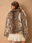 Leslie Oversized leopard Print Jacket