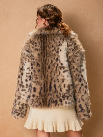 Leslie Oversized Leopard Print Jacket