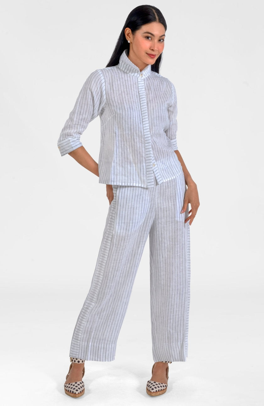 Effortless Pant - Stripe-front