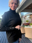 Pilot Knit Sweater, black-front