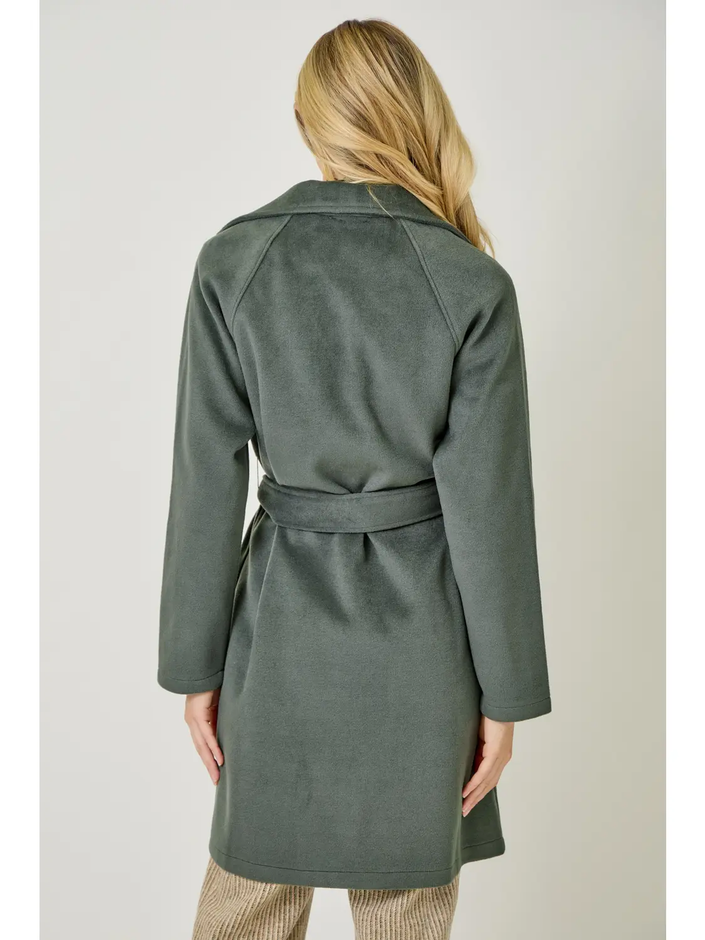 LAPEL COLLAR ROBE COAT