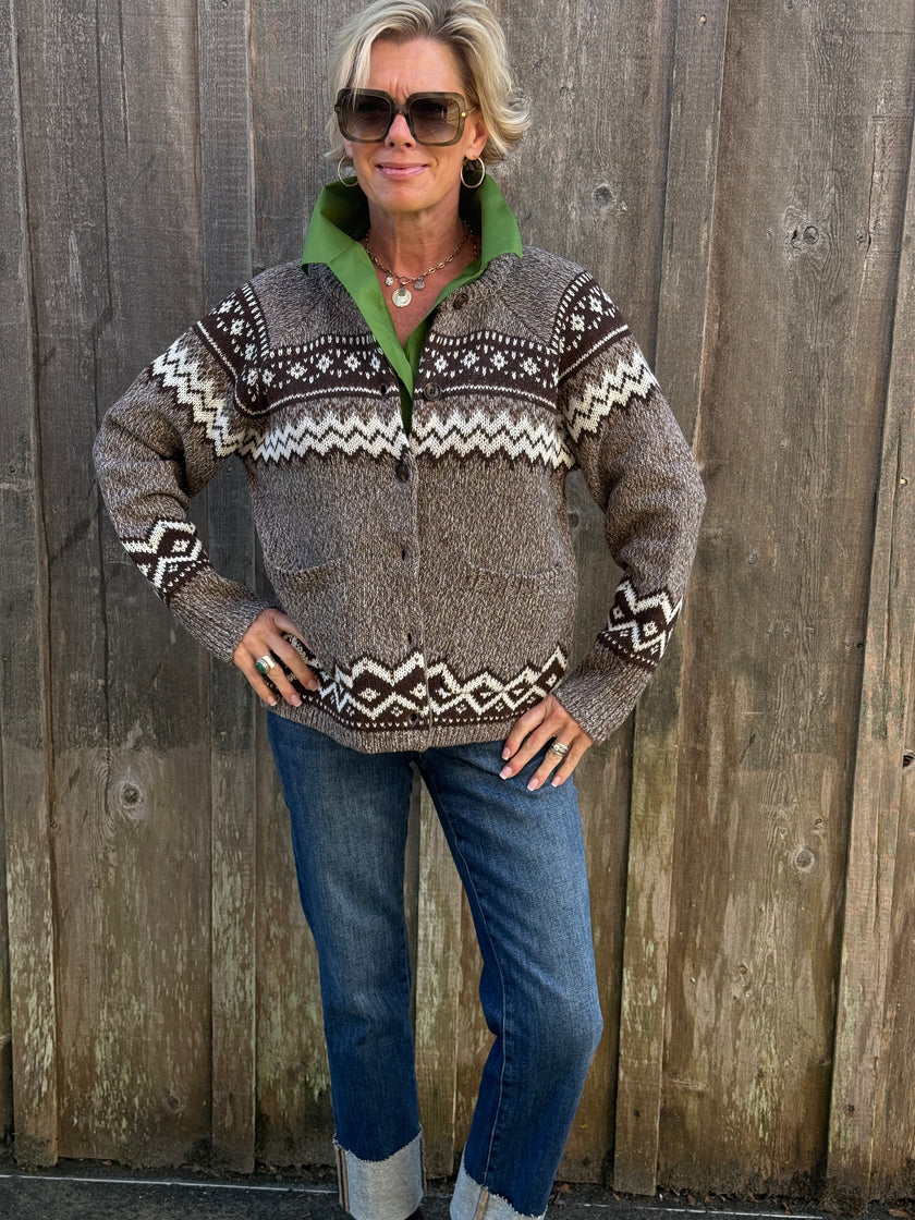 Nordic Style Knit Sweater