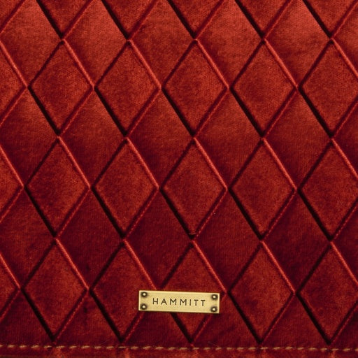 montana clutch sml monarch velvet/antique gold NA, close up of monarch velvet