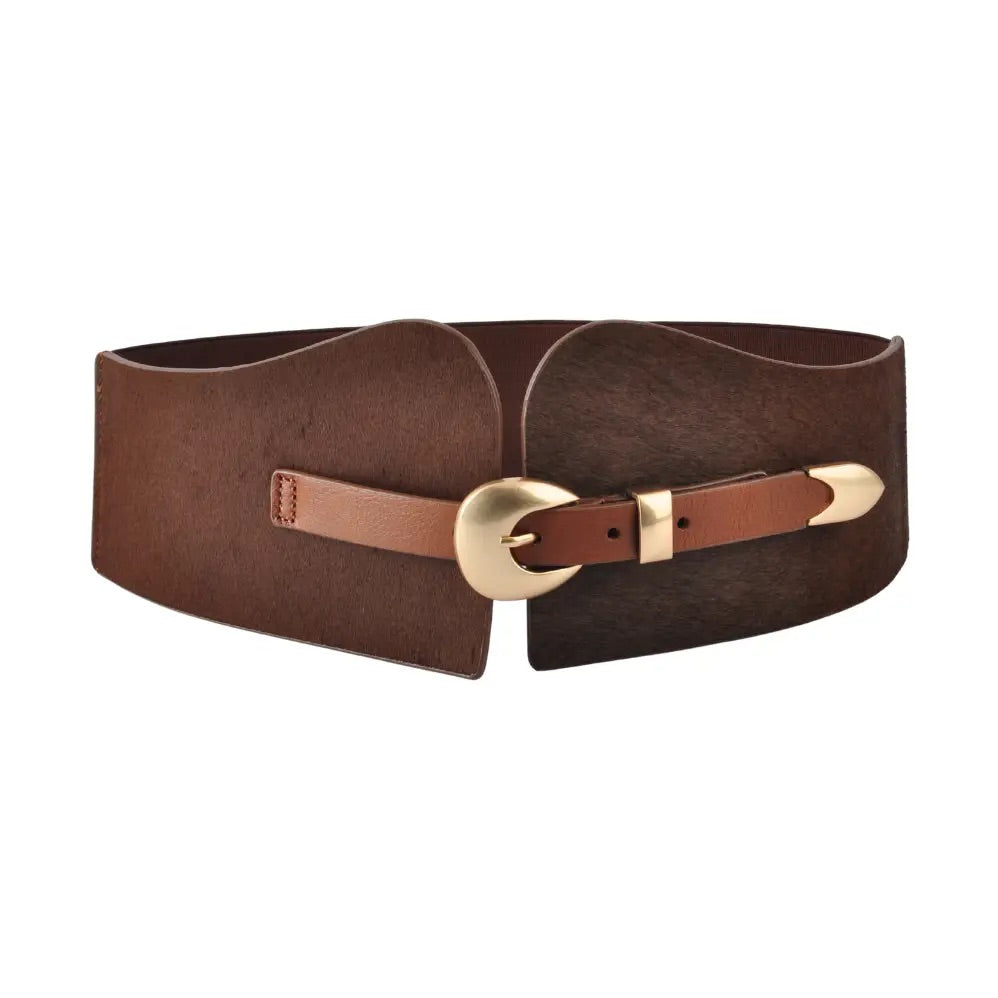 Calf Hair Waist Belt