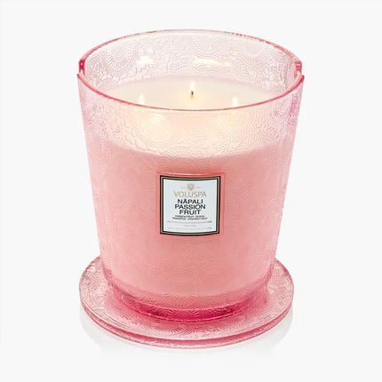 Nãpali Passion Fruit 5 Wick Hearth Candle lit