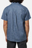 LOUNGE SHIRT washed blue  back