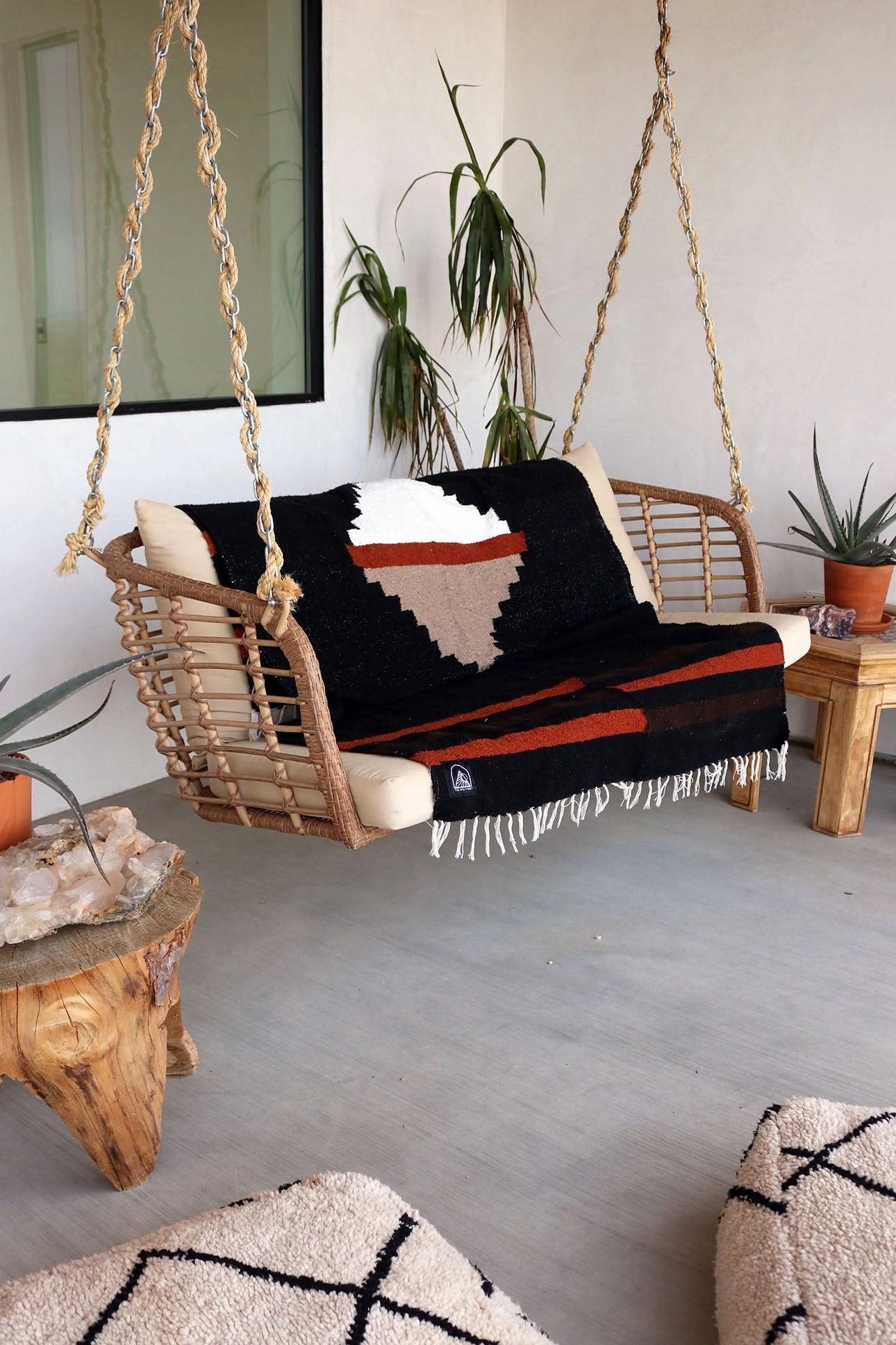 Tribe & True Balance // Handwoven Blanket styled