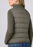 Olives Quilted Sweater Jacket