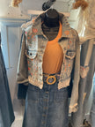 Floral EMB Lace Trim Jacket