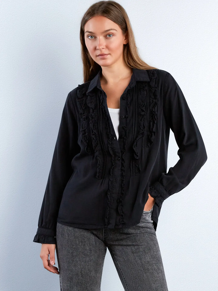 Women's Tuxedo Shirt ink front