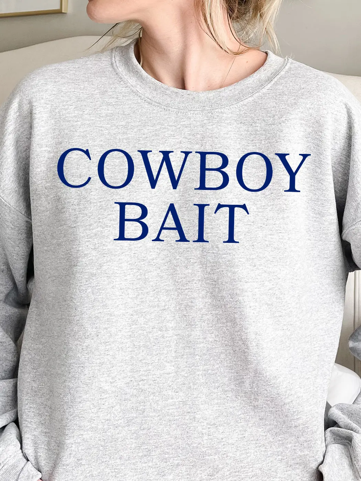 Cowboy Bait Fleece Sweatshirt athletic heather front