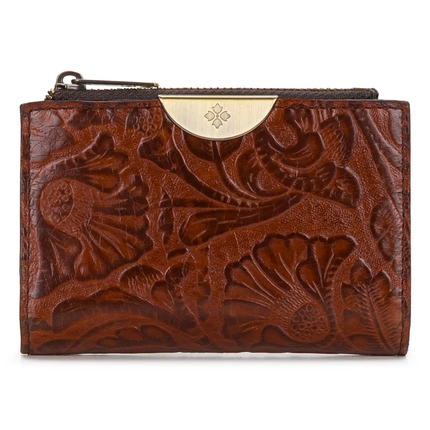Busalla Wallet - Brazilian Supple Tooled Brown
