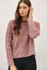 Gradiant Tone Striped Boxy Sweater