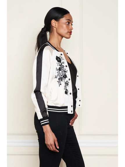 SATIN BBALL JACKET