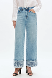 Flora High Rise Wide Leg-front