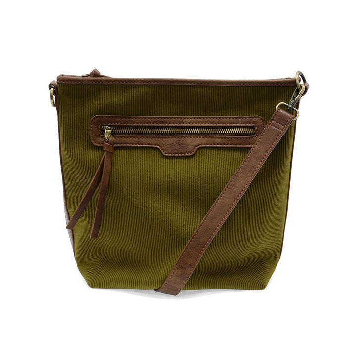 Corduroy Silas Bucket Crossbody olive
