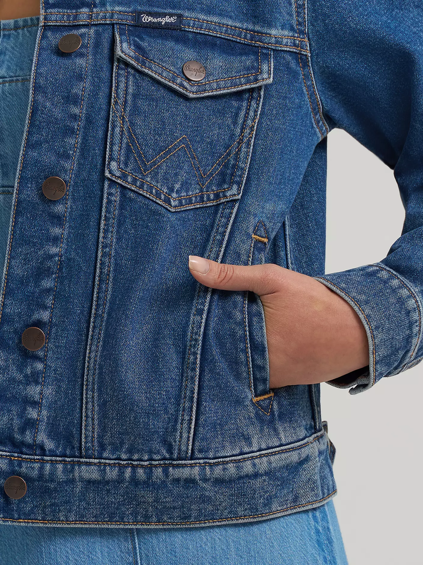 Wrangler Iconic Western Jacket close up