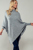 Grey Knit Asymmetrical Jumper