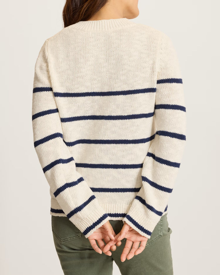 Surf Shore Cotton Stripe Crew