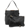 Joy Hobo 2 In 1 Handbag black main with insert