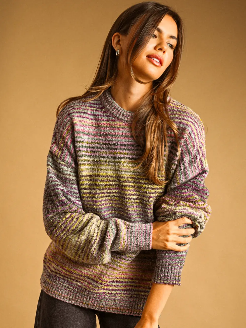 Becca multicolored stripe Sweater