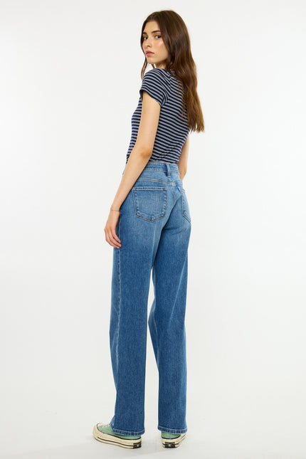 ABYSS MID RISE SLIM WIDE, med dark-back